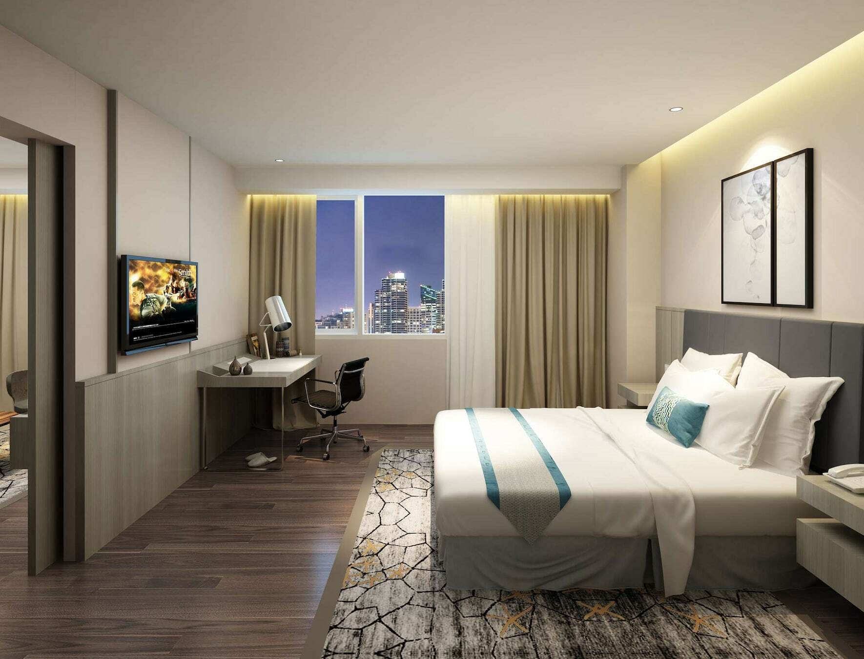 Aiho Hotel Medan Szoba fotó